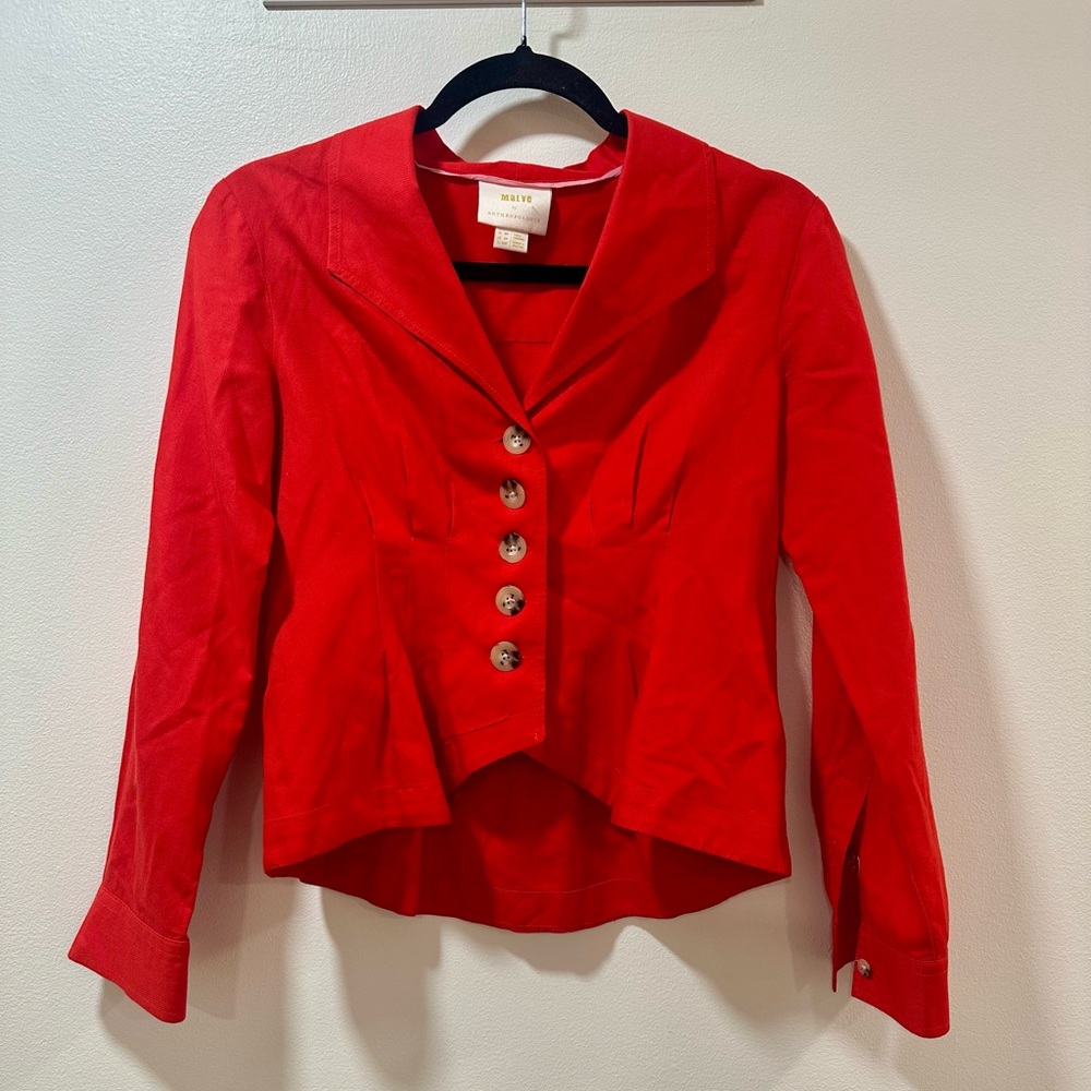 Maeve by Anthropology Delia Tailored Blouse